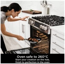 Ninja Zerostick 28cm Stainless Steel Non Stick Frying Pan 12 Ninja Zerostick 28cm Stainless Steel Non Stick Frying Pan -Household Items Sale 1120219 R Z004A