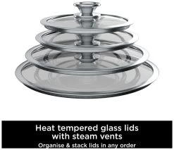 Ninja Zerostick Stackable 3 Piece Non Stick Pan Set -Household Items Sale 1120264 R Z004A