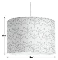 Habitat Floral Print Faux Linen Shade - Cream And Orange -Household Items Sale 1233663 R E001