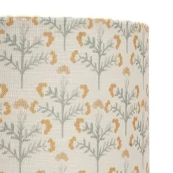 Habitat Floral Print Faux Linen Shade - Cream And Orange -Household Items Sale 1233663 R Z003A
