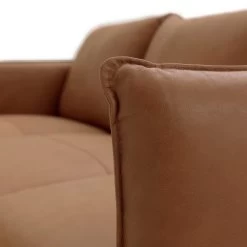 Habitat Moore Leather 4 Seater Sofa - Tan -Household Items Sale 1247941 R Z007A