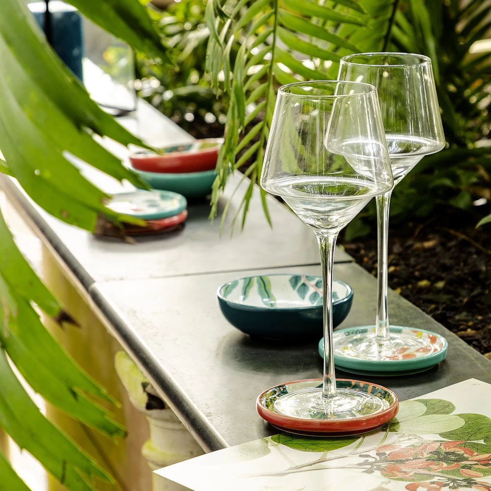 Habitat X Kew Set Of 4 Ceramic Botanical Coasters 7 Habitat X Kew Set Of 4 Ceramic Botanical Coasters - Image 5