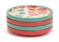 Habitat X Kew Set Of 4 Ceramic Botanical Coasters 9 Habitat X Kew Set Of 4 Ceramic Botanical Coasters -Household Items Sale 1300541 R Z004A