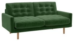 Habitat Fenner Velvet 2 Seater Sofa - Moss Green -Household Items Sale 1345166 R Z008A
