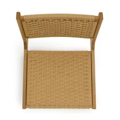 Habitat Faro Woven Paper Rope And Oak Accent Chair - Natural -Household Items Sale 1950991 R Z005A