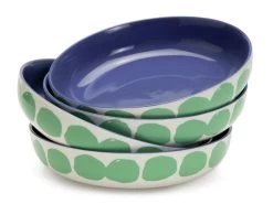 Habitat Abstract 4 Piece Stoneware Pasta Bowl -Household Items Sale 1955941 R Z002A