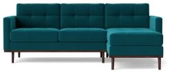 Swoon Berlin Velvet Right Hand Corner Sofa- Kingfisher Blue 13 Swoon Berlin Velvet Right Hand Corner Sofa- Kingfisher Blue -Household Items Sale 1997325 R Z003A