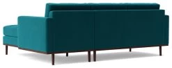 Swoon Berlin Velvet Right Hand Corner Sofa- Kingfisher Blue 15 Swoon Berlin Velvet Right Hand Corner Sofa- Kingfisher Blue -Household Items Sale 1997325 R Z005A