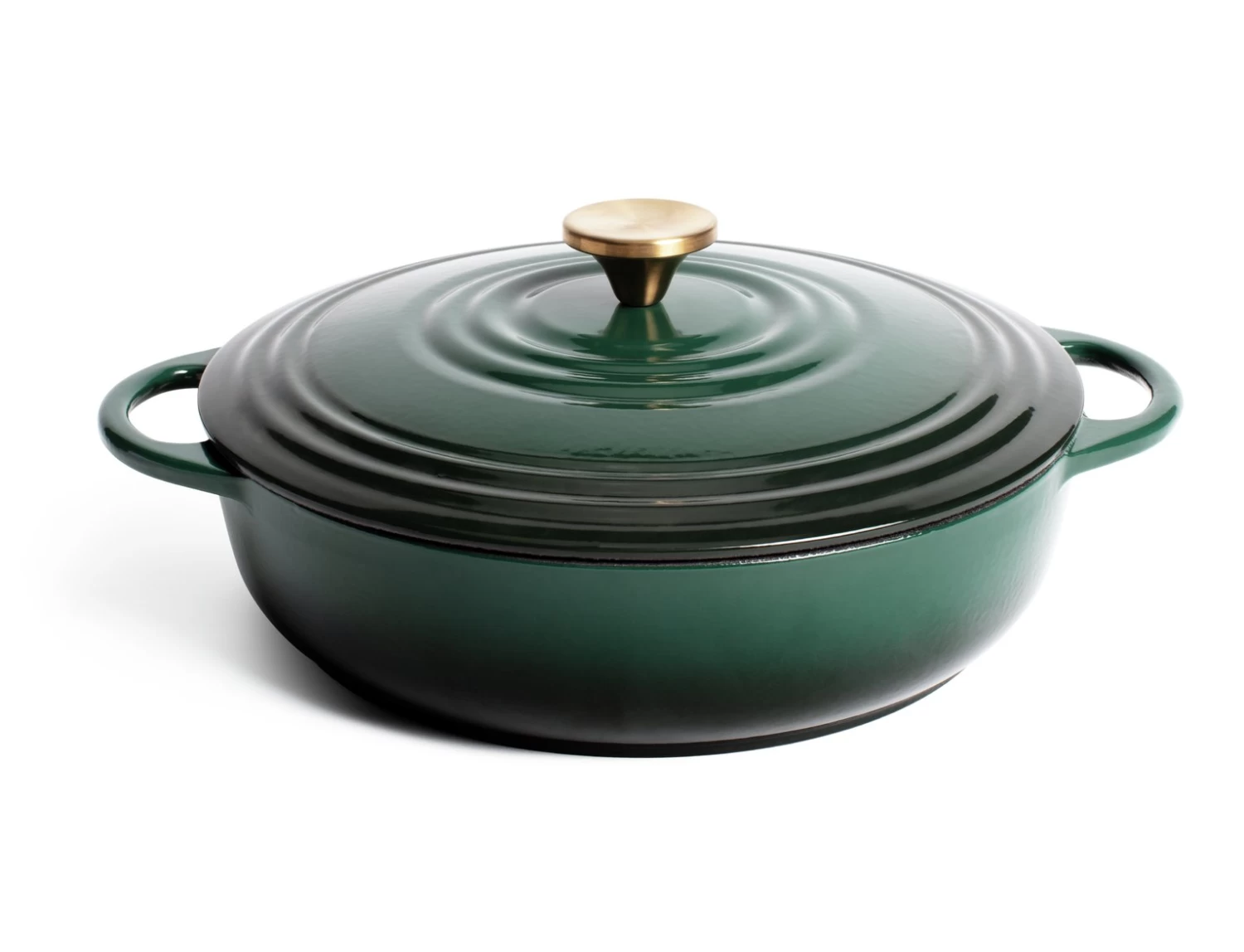 Habitat 4 Litre Cast Iron Casserole Dish - Green 3 Habitat 4 Litre Cast Iron Casserole Dish - Green