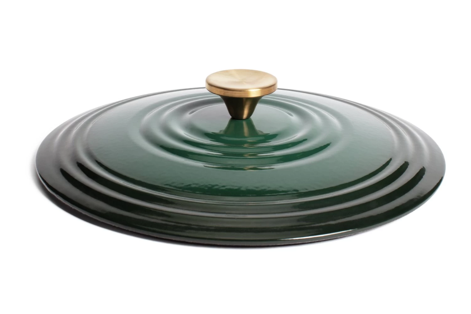 Habitat 4 Litre Cast Iron Casserole Dish - Green 5 Habitat 4 Litre Cast Iron Casserole Dish - Green - Image 3
