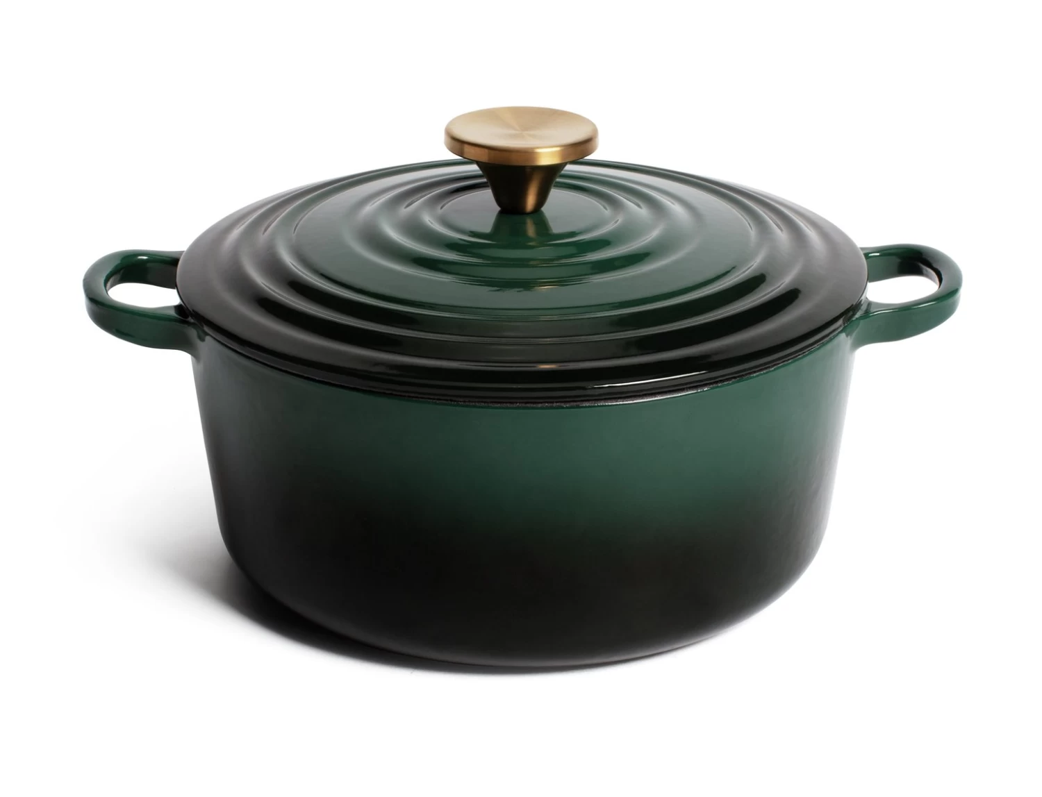 Habitat 3.3 Litre Cast Iron Casserole Dish - Green 3 Habitat 3.3 Litre Cast Iron Casserole Dish - Green