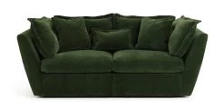 Habitat Jacques Large 3 Seater Sofa - Moss Green