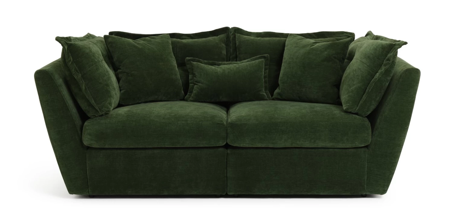 Habitat Jacques Large 3 Seater Sofa - Moss Green 3 Habitat Jacques Large 3 Seater Sofa - Moss Green
