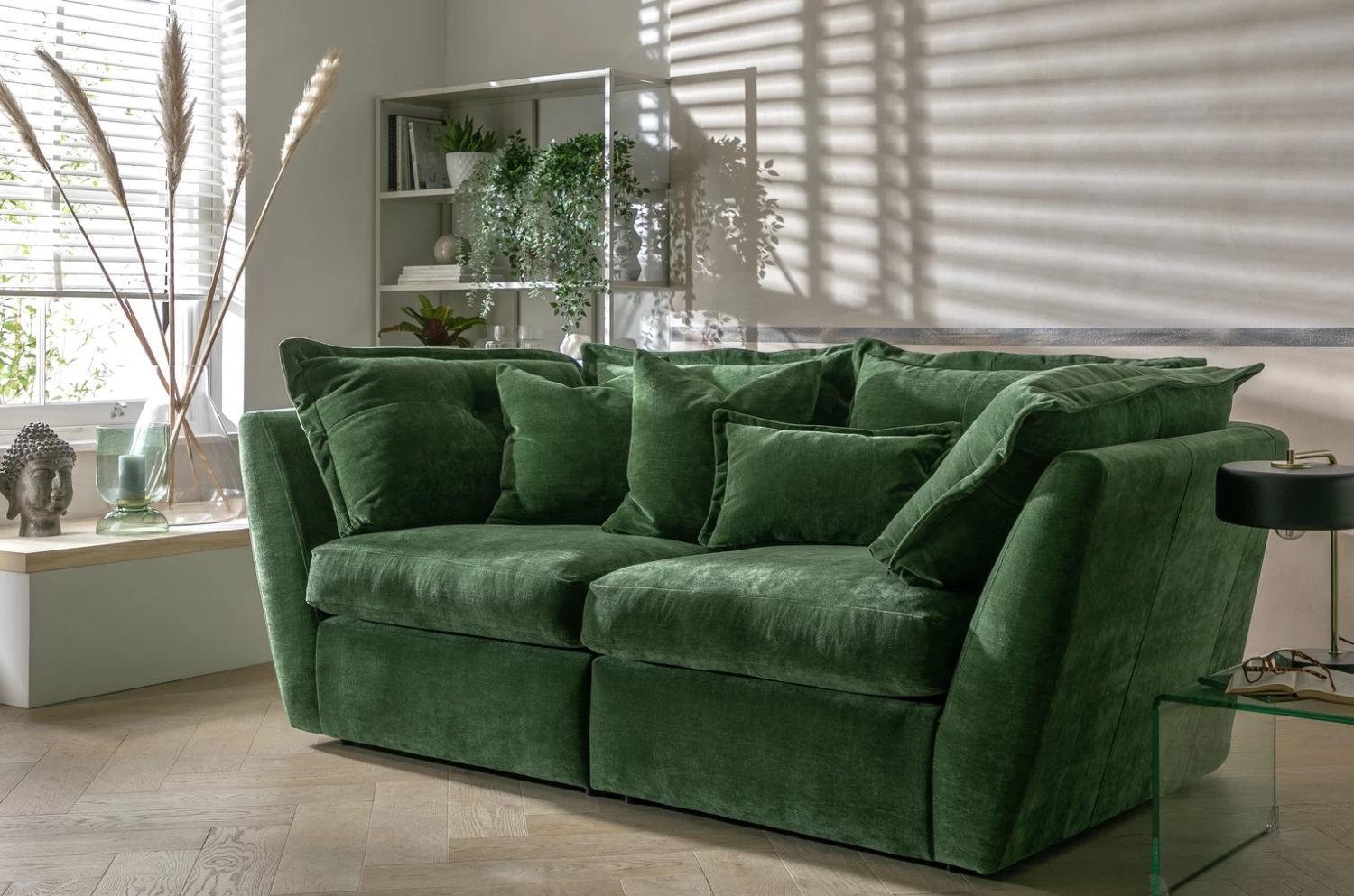 Habitat Jacques Large 3 Seater Sofa - Moss Green 4 Habitat Jacques Large 3 Seater Sofa - Moss Green - Image 2