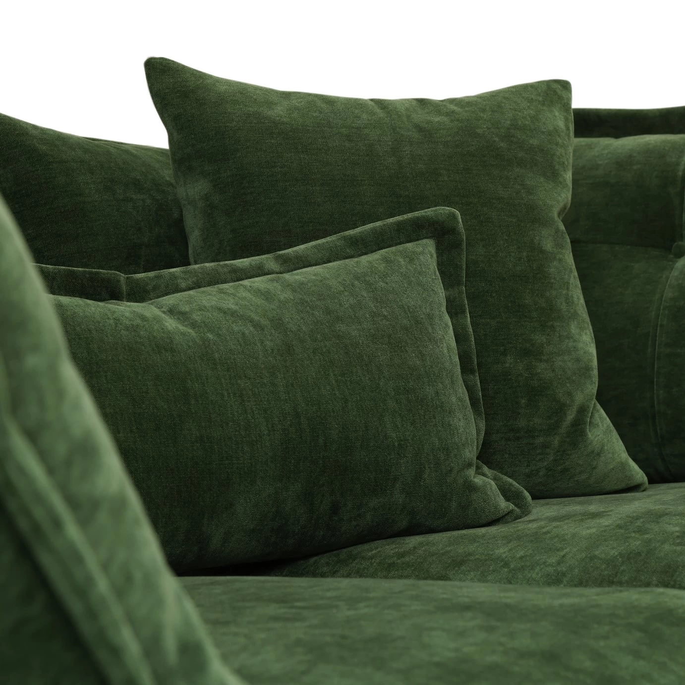 Habitat Jacques Large 3 Seater Sofa - Moss Green 9 Habitat Jacques Large 3 Seater Sofa - Moss Green - Image 7