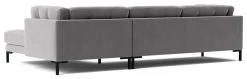 Swoon Landau Velvet Right Hand Corner Sofa - Silver Grey 14 Swoon Landau Velvet Right Hand Corner Sofa - Silver Grey -Household Items Sale 2024668 R Z004A