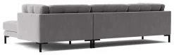 Swoon Landau Velvet Right Hand Corner Sofa - Silver Grey 15 Swoon Landau Velvet Right Hand Corner Sofa - Silver Grey -Household Items Sale 2024668 R Z005A