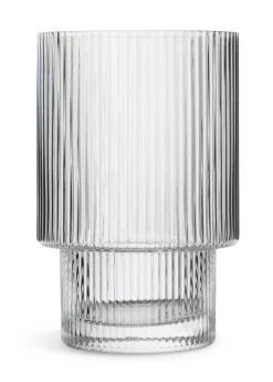 Habitat Ribbed Set Of 4 Tumbler Glasses 10 Habitat Ribbed Set Of 4 Tumbler Glasses -Household Items Sale 2027658 R Z002A