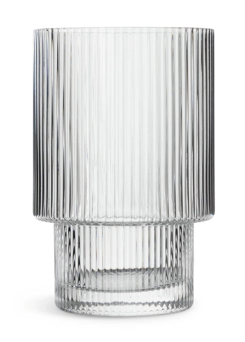 Habitat Ribbed Set Of 4 Tumbler Glasses 5 Habitat Ribbed Set Of 4 Tumbler Glasses - Image 3