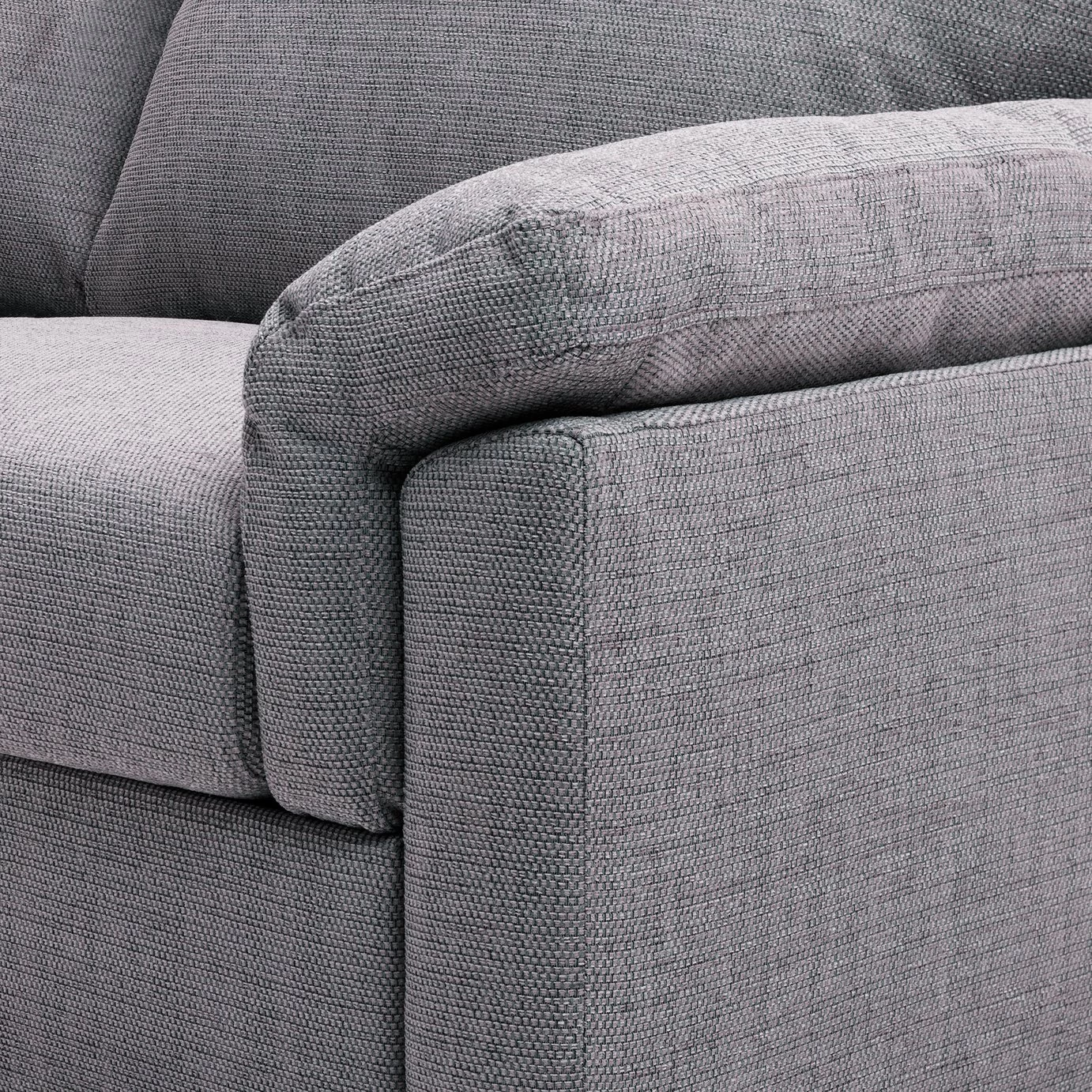 Habitat Florence Fabric 3 Seater Sofa - Grey 9 Habitat Florence Fabric 3 Seater Sofa - Grey - Image 7
