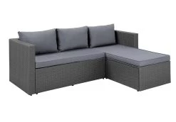 Habitat 4 Seater Rattan Effect Garden Sofa Set - Grey -Household Items Sale 2070739 R Z018A