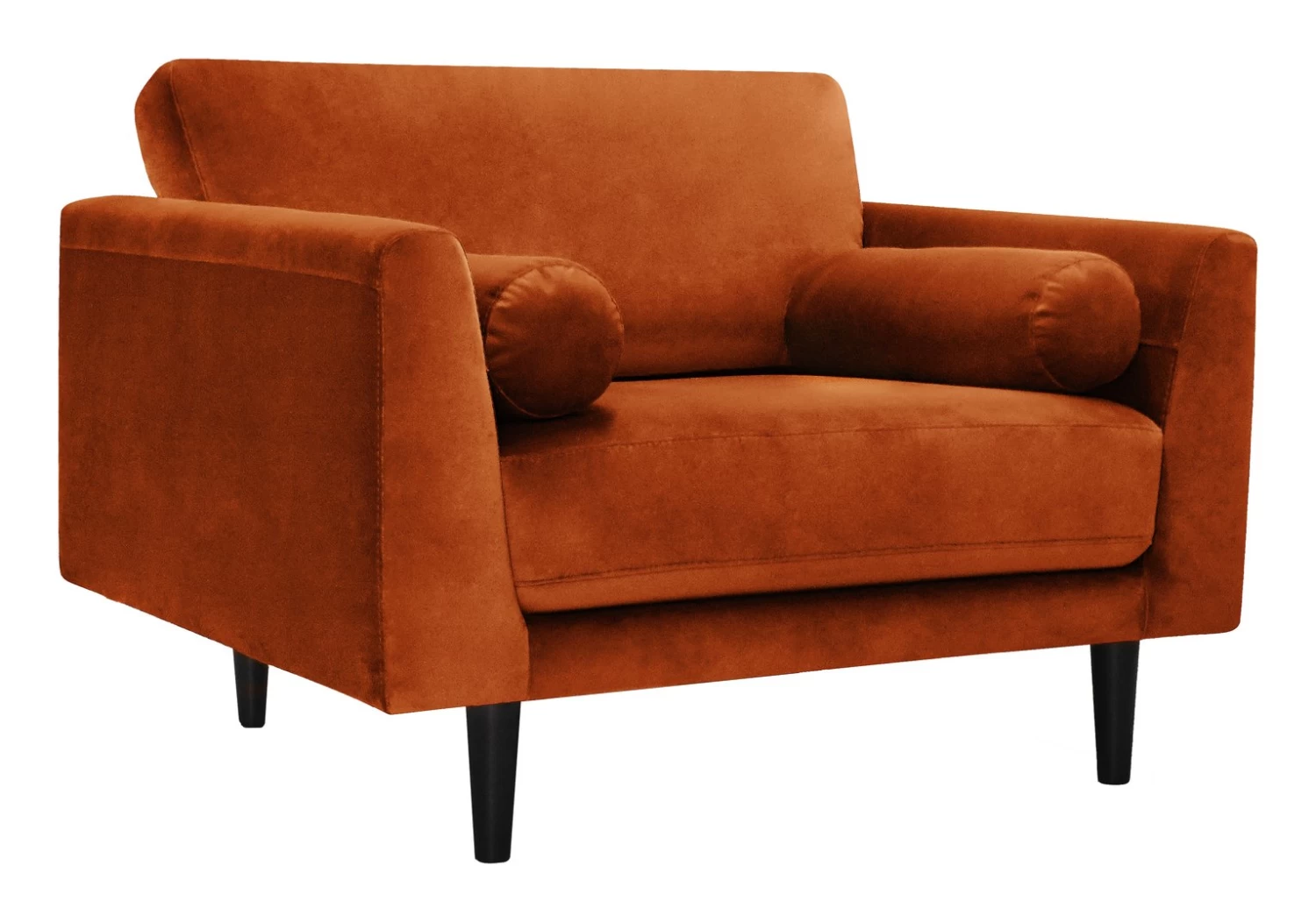 Habitat Jacob Fabric Cuddle Chair - Orange 8 Habitat Jacob Fabric Cuddle Chair - Orange - Image 6