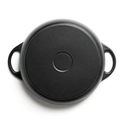 Habitat 4 Litre Shallow Cast Iron Casserole Dish - Black -Household Items Sale 3065482 R Z004A