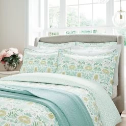 V&A Cotton 200 TC Voysey Anselm Pillowcase - Aqua 5 V&A Cotton 200 TC Voysey Anselm Pillowcase - Aqua -Household Items Sale 3069220 R Z002A