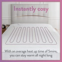 Slumberdown Warm Hugs Electric Blanket - Small Double -Household Items Sale 3150658 R Z006A