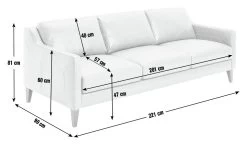 Habitat Leone Leather 4 Seater Sofa - Tan -Household Items Sale 3182853 R E001