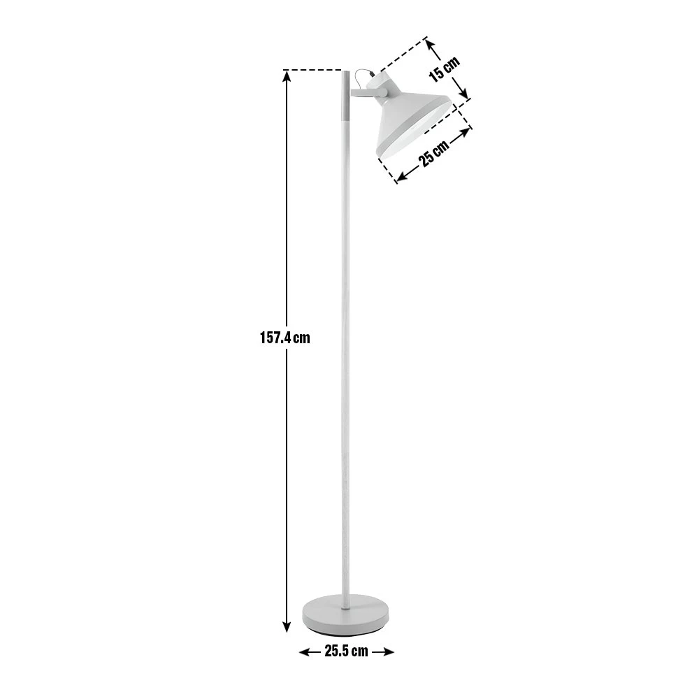 Habitat Skandi Floor Lamp - Grey 12 Habitat Skandi Floor Lamp - Grey - Image 10