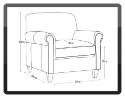 Habitat Kingsley Leather Accent Chair - Tan 8 Habitat Kingsley Leather Accent Chair - Tan -Household Items Sale 3328662 R E001