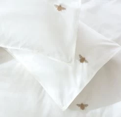 Habitat 180TC Embroidered Bee White Bedding Set - Single 12 Habitat 180TC Embroidered Bee White Bedding Set - Single -Household Items Sale 3347540 R Z003A