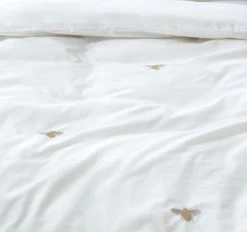Habitat 180TC Embroidered Bee White Bedding Set - Single 15 Habitat 180TC Embroidered Bee White Bedding Set - Single -Household Items Sale 3347540 R Z006A