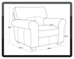 Habitat Salisbury Leather Armchair - Chocolate -Household Items Sale 3598045 R E001