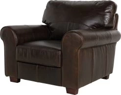 Habitat Salisbury Leather Armchair - Chocolate -Household Items Sale 3598045 R Z002A