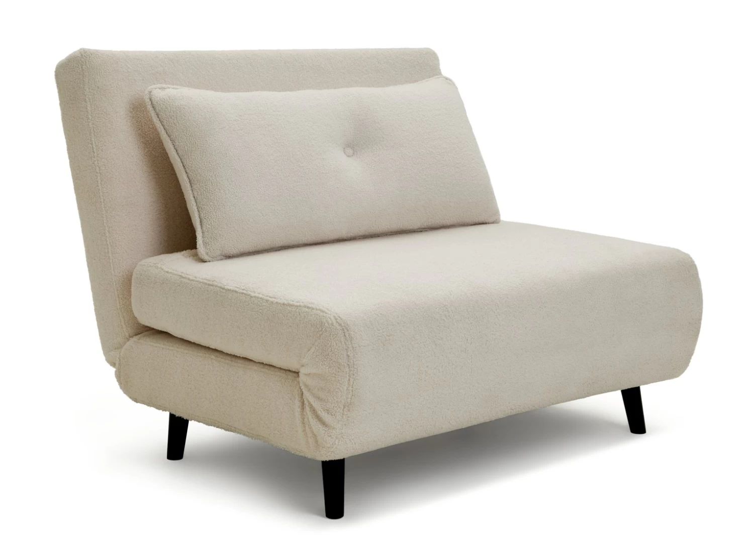 Habitat Roma Small Double Boucle Chairbed - Cream 3 Habitat Roma Small Double Boucle Chairbed - Cream