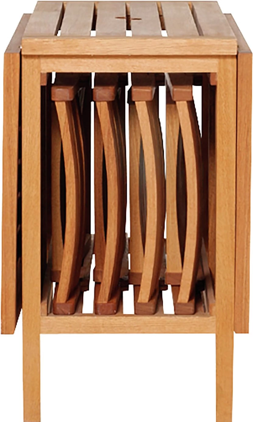 Habitat Zeno 4 Seater Folding Wooden Patio Set 11 Habitat Zeno 4 Seater Folding Wooden Patio Set - Image 9