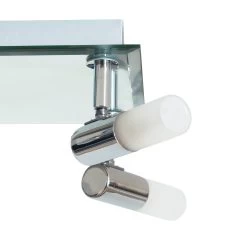 Habitat Milano 4 Light Bathroom Square Spotlight - Chrome -Household Items Sale 4329282 R Z002A