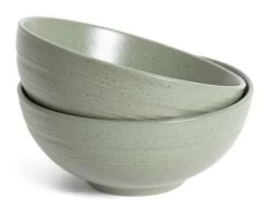 Habitat Textured Ripple 12 Piece Stoneware Dinner Set - Sage -Household Items Sale 4353492 R Z004A