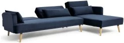 Habitat Andy Right Corner Velvet Clic Clac Sofa Bed - Navy -Household Items Sale 4461126 R Z002A