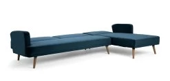 Habitat Andy Right Corner Velvet Clic Clac Sofa Bed - Navy -Household Items Sale 4461126 R Z003A