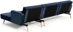 Habitat Andy Right Corner Velvet Clic Clac Sofa Bed - Navy -Household Items Sale 4461126 R Z005A