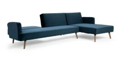 Habitat Andy Right Corner Velvet Clic Clac Sofa Bed - Navy -Household Items Sale 4461126 R Z006A