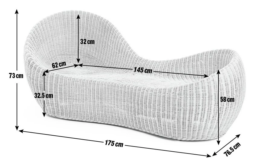 Habitat Betal Rattan 2 Seater Sofa - Natural 6 Habitat Betal Rattan 2 Seater Sofa - Natural - Image 4