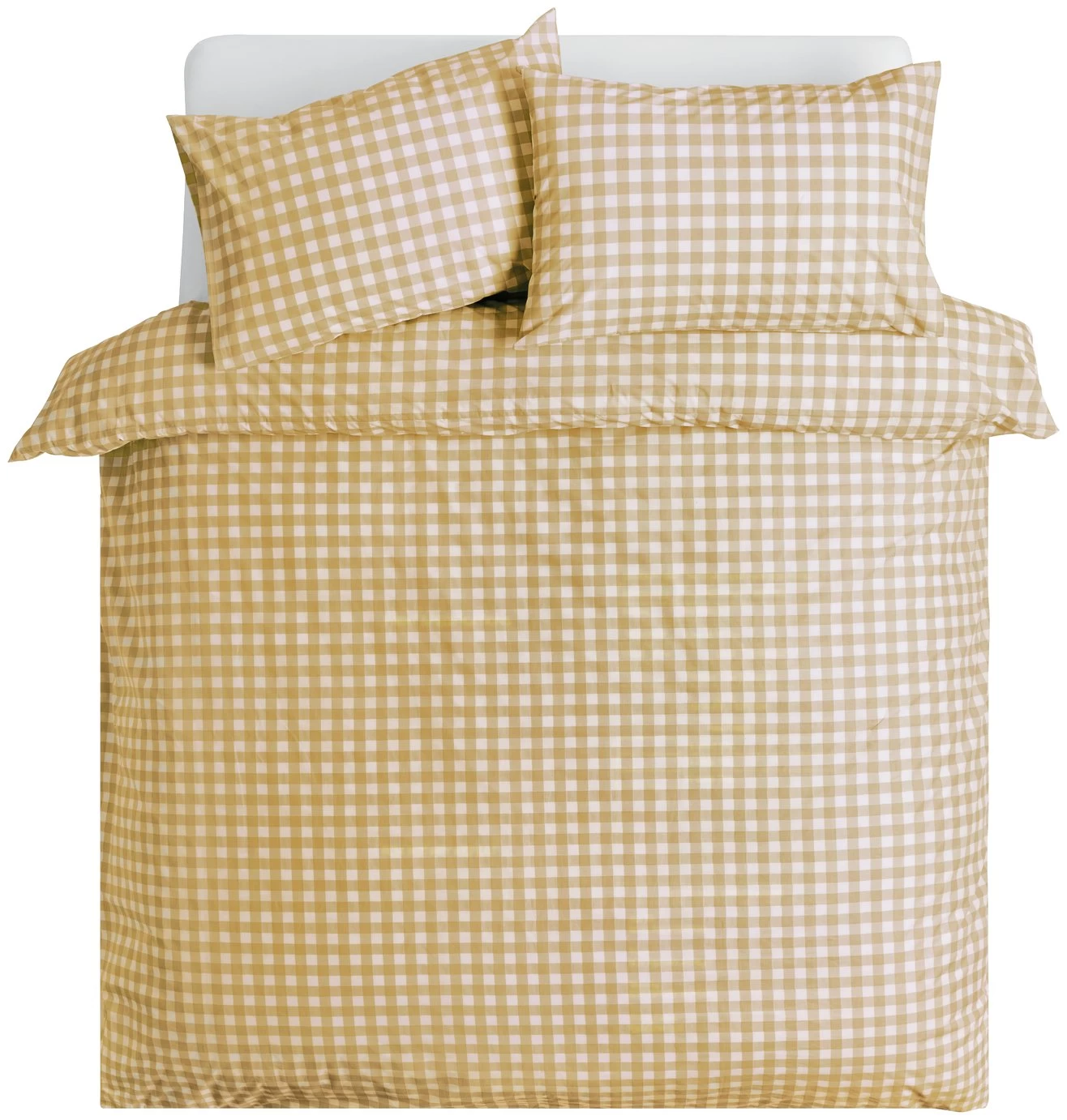 Habitat Herbalist Plain Gingham Yellow Bedding Set - Single 4 Habitat Herbalist Plain Gingham Yellow Bedding Set - Single - Image 2