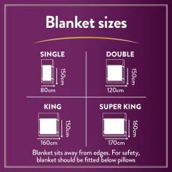 Slumberdown Perfectly Warm Luxury Electric Blanket-King Dual -Household Items Sale 4746731 R Z009A