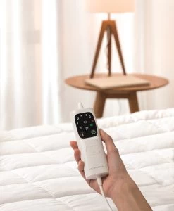 Dreamland Organic Cotton Warming Mattress Protector-Double -Household Items Sale 4886299 R Z011A