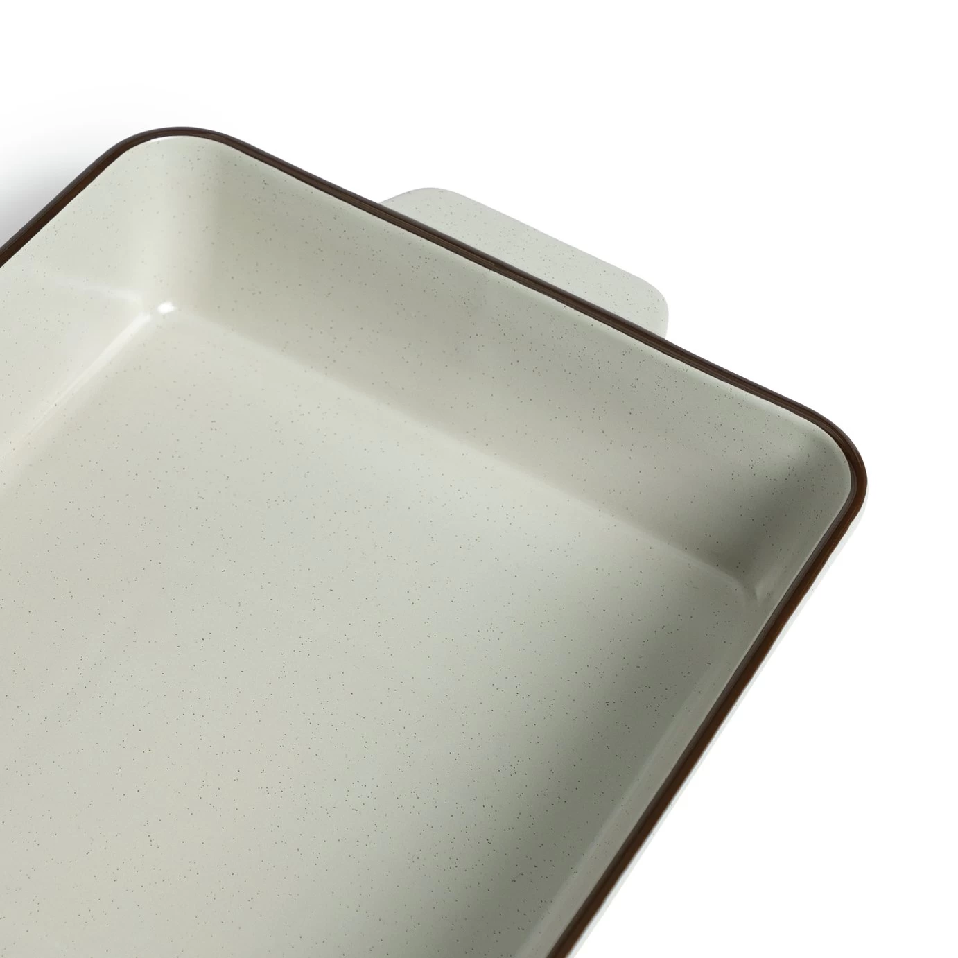 Habitat Speckle 29cm Medium Ceramic Roaster 5 Habitat Speckle 29cm Medium Ceramic Roaster - Image 3