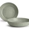 Habitat Textured Ripple 4 Piece Stoneware Pasta Bowls - Sage -Household Items Sale 5642528 R Z001A